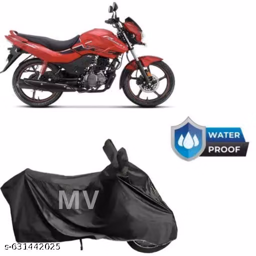 MV Makers Waterproof Bike cover For Hero Passion Plus