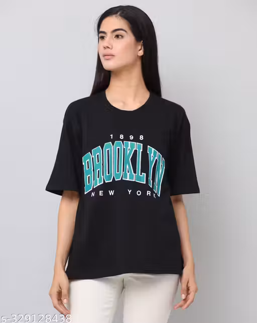Women cotton Oversized Tshirt