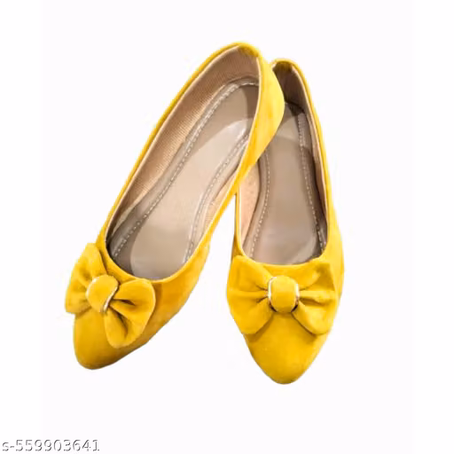 Yellow charm Bow Bellies . Party Wear , Casual Wear ,Daily Wear || Under 300