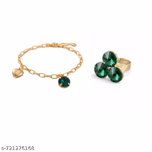 Mlora Bracelet & Ring Combo for Women Gift