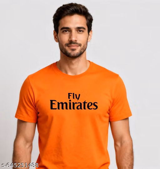 Man Cotton Graphic T-Shirt