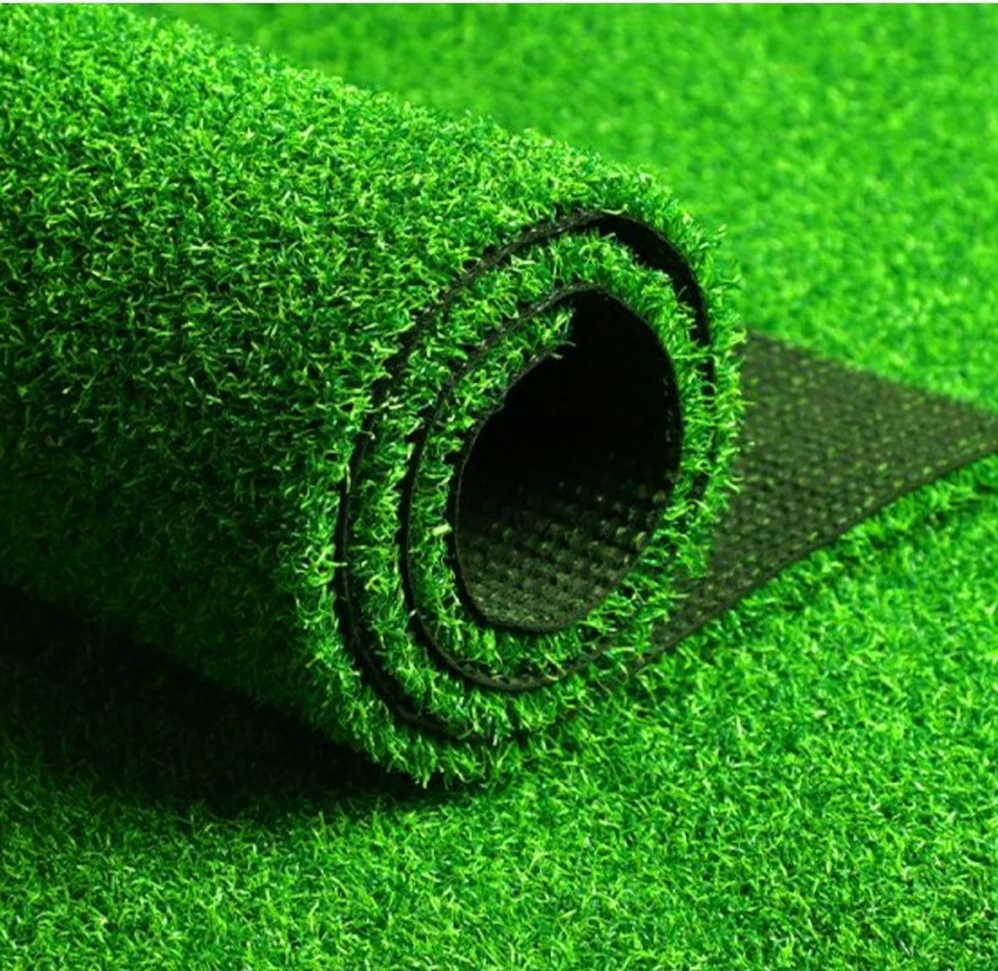 matify Artificial Grass, PP (Polypropylene) Grass Mat Mat (Green, Pack of 2, Medium)