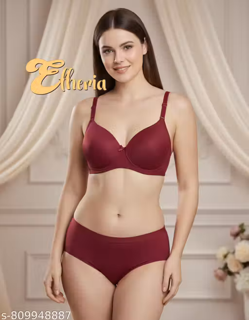 Premium Seamless Lace Bra and Panty Set – Ultra-Soft, High-Quality Fabric