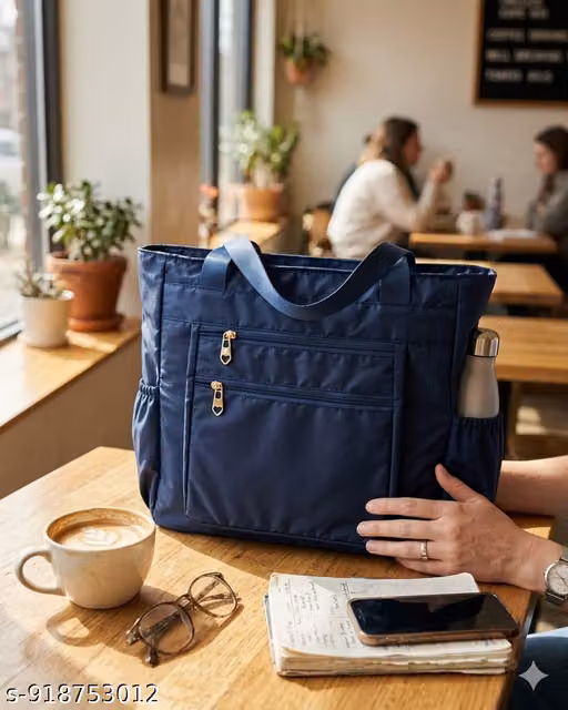 Multi chain tote handbag