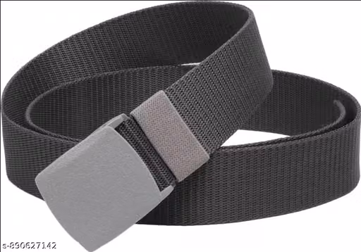 SPR FASHION HUB’s Men’s Nylon Grey Auto Lock Buckle Belt (size 28 to 34)
