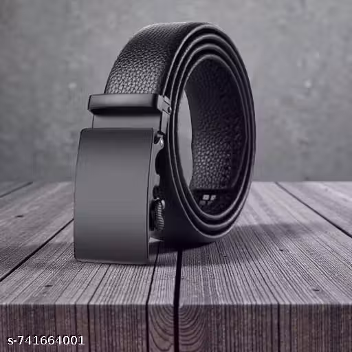 Men’s Black Auto Lock Buckle Belt (Size 28 to 36)