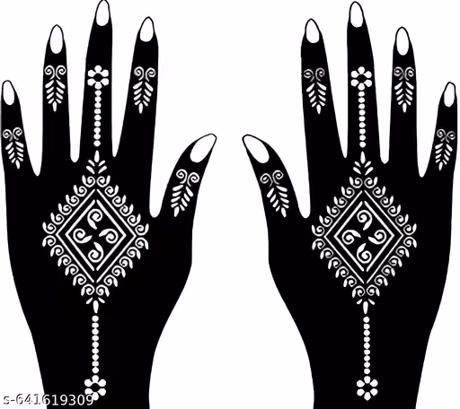 Mehandi tattoo stencils for girls and woman