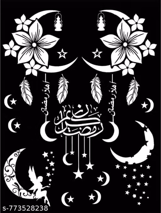 Uttar Stickers Mehendi Design Sticker Stencils for girls and women