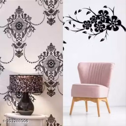 Wow Insite Wall Stencils (Size:- 16X24 Inch Theme- Desing DIY Reusable Design Suitable For Kids Room, Home Entrance, Office & Pooja Room Decoration Modern Arts Wall