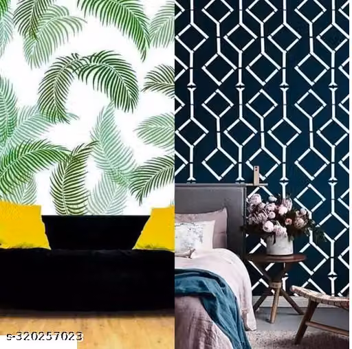 Wow Insite Wall Stencils (Size:- 16X24 Inch Theme- Desing DIY Reusable Design Suitable For Kids Room, Home Entrance, Office & Pooja Room Decoration Modern Arts Wall