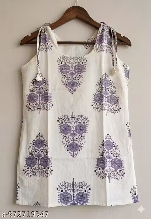 Women’s Short Printed Kurti | Stylish Ethnic Wear Kurti Top for Casual & Daily Wear