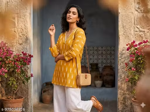 Women’s Short Kurti | Stylish Ethnic Wear Kurti Top for Casual, Office & Daily Wear