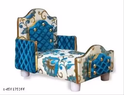 Wooden Bed Suitable for 0-3 No. laddu Gopal ji, Krishna ji, Thakur ji, Kanha ji. Bed By ASREET COLLECTION