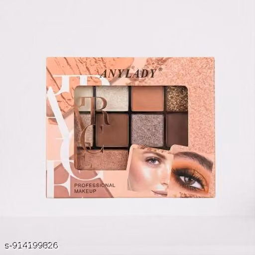 Golden Hour Glow: 9-Shade Seamless Blend Eyeshadows