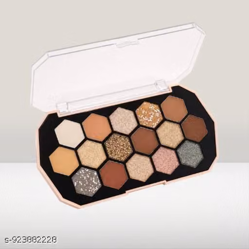 Glow-Getter Hexa-Glam Palette (Focuses on the trendy shape and the high-shine finish)