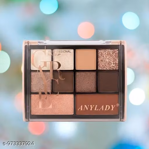 Golden Hour Glow: 9-Shade Seamless Blend Eyeshadows