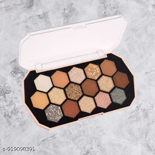 Glow-Getter Hexa-Glam Palette (Focuses on the trendy shape and the high-shine finish)