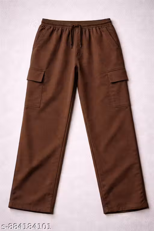 Latest Design Women Cargo Pants Twill Fabric High Waist Elastic Comfortable Straight Fit Multi Pocket Casual Wear Trendy Bottom Wear Collection