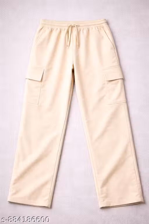 Premium Twill Cargo Pants for Women | Elastic Waist | Multi Pocket | Straight Fit | Comfortable Casual Stylish Bottom Wear for Girls