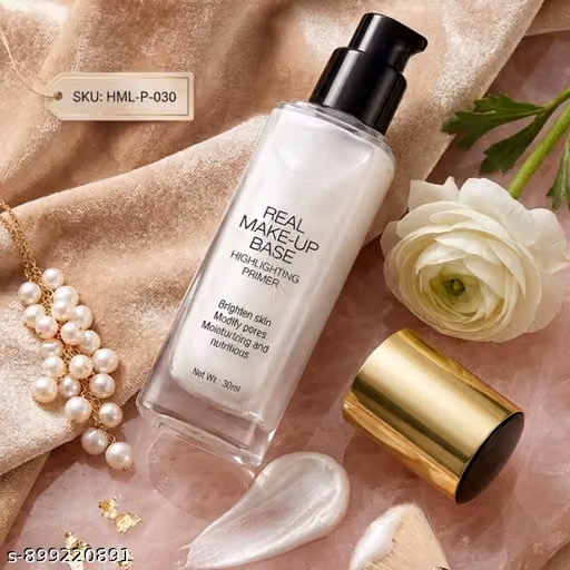NEW Makeup Base Hightlighting Primer, Primer | Skin-hydrating Poreless Primer Highlighter (Natural Tint) pack of 1