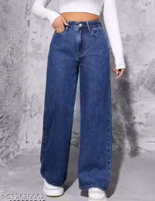Women’s stylish & trending Straight-Fit looz fit blue jeans under 499