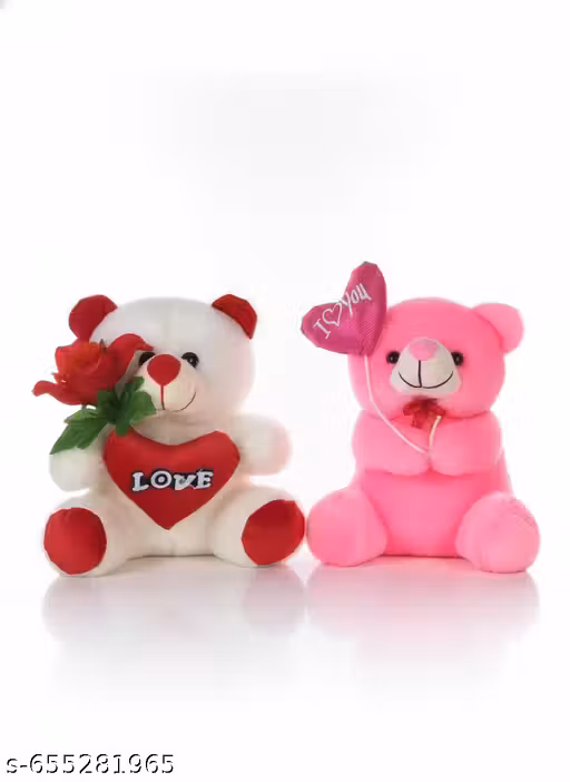 Perfect gifting for Valentine day tow stuffed love Teddy bear set