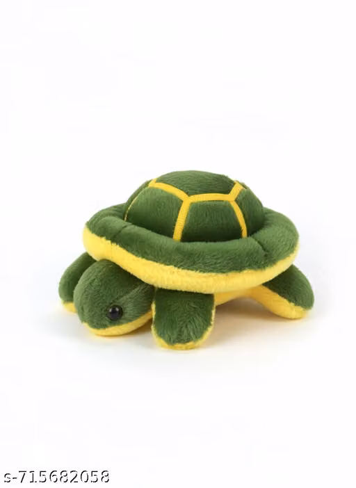 SEVEN HEAVEN give you. Premium Soft Turtle Plush Toy - Green/Yellow Decorative Stuffed Animal