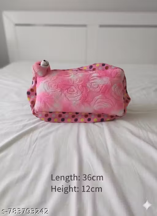 Your New Favorite Snuggle Buddy! Add a touch of magic to any bedroom with our Floral & Polka Dot Plush Pillow. Featuring a textured rose pattern, colorful polka dot trim, and an adorable 3D teddy bear companion, it’s the ultimate gift for anyone who loves