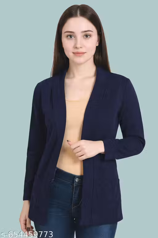 Women's Cotton Pocket Shrug