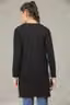 illustrious Printed Women Round Neck Full Sleeve Black Long t-Shirt