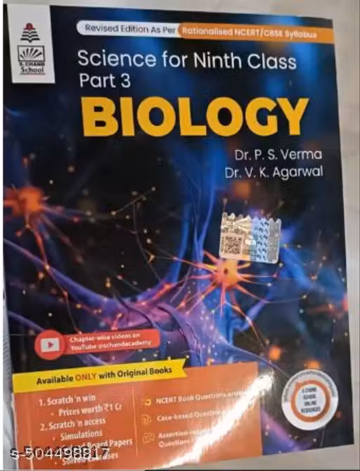 SCIENCE FOR 9TH CLASS PART -3(BIOLOGY) 2025 DR. V.K AGARWAL