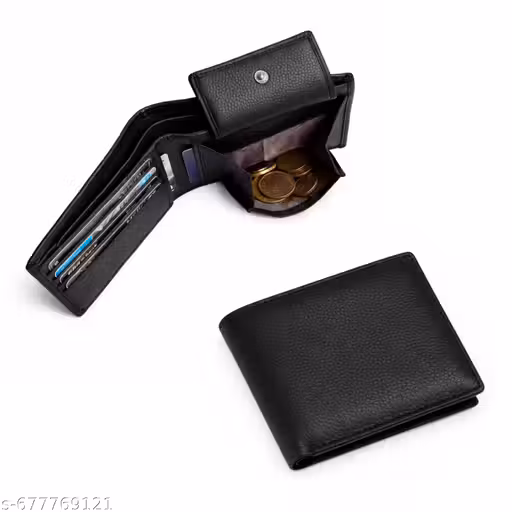 Stylish Men’s Black Wallet | Multiple Card Slots