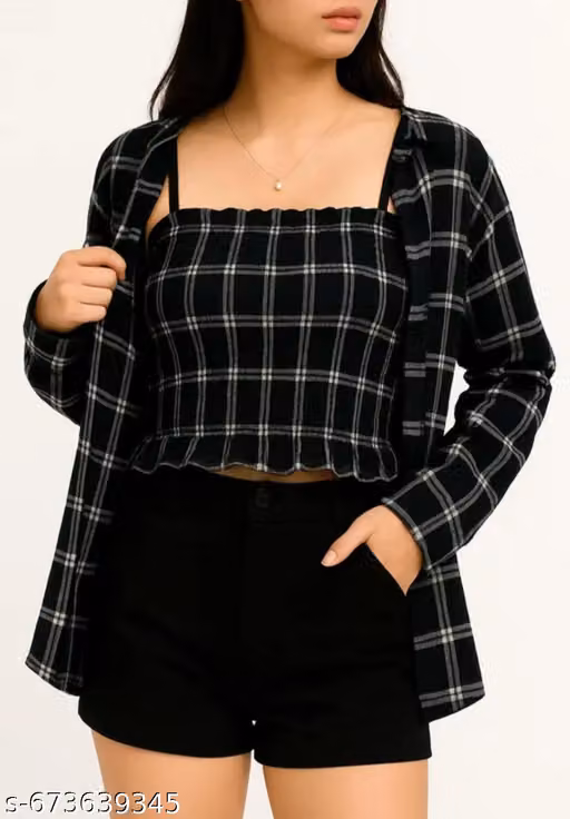 Girls Check Shirt