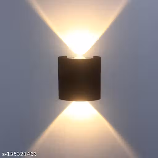 KRISHA RATAN Up-Down Outdoor LED Black Body Outdoor Waterproof IP65 Exterior Wall Step Light Fixture Waterproof Lamp For your Beautifull Home