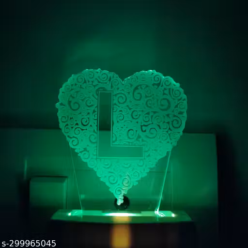 L Letter Night Lamp