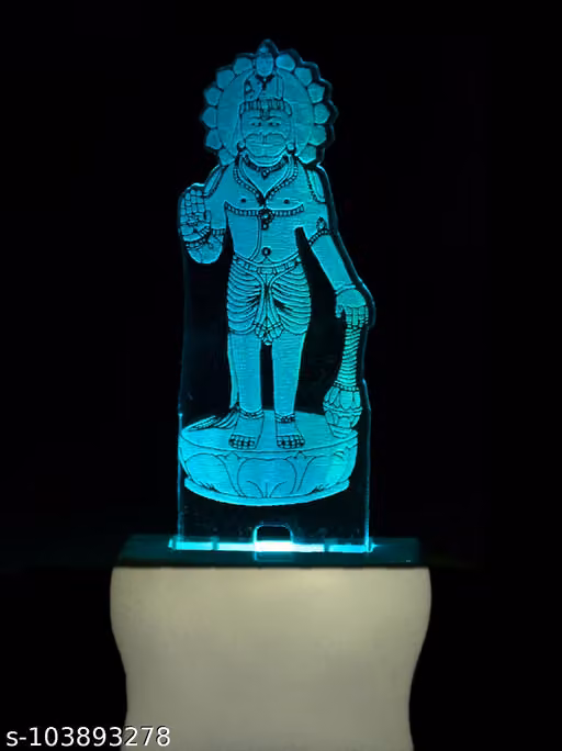 Veer_Bajrangvali Night Lamp For Home Decoration