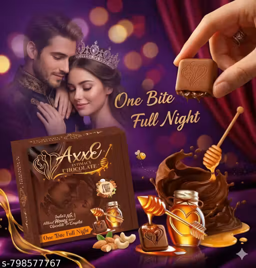 AXXE Intimacy Love Making Chocolate (Mood Enhancing Chocolate For Couple) | 1 Chocolate 1 Person For Men & Women|Dark Chocolate For Uplifting Mood|Vegan & Gluten-Free | 35 gm