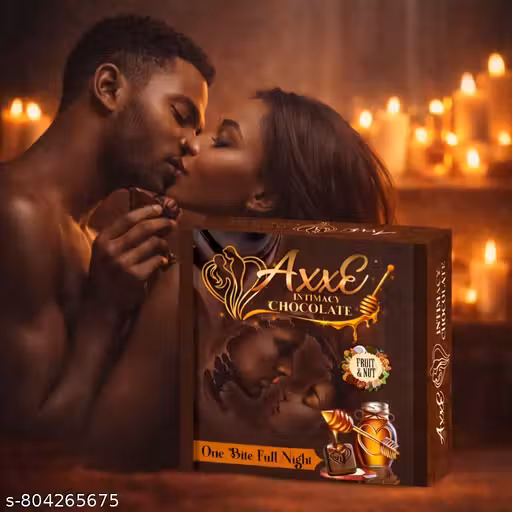 AXXE Premium Intimacy Dark Chocolate for Couples | Mood Enhancing Chocolate for Men & Women | Extra Power (This Chocolate is Based on African Formula) | Anniversary, Valentine, Wedding & Birthday Special | 1 chocolate 1 person | Fruit&Nut (Pack of 1) 35gm