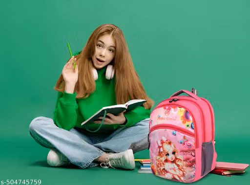 Unisex Junior School Bag - Junior Champion (Pink) | Perfect for Kids (3-9 Years)