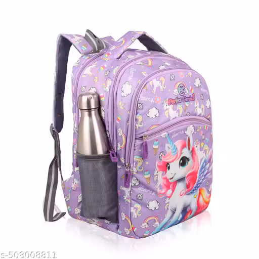Kids School Bag for Boys & Girls | Waterproof, Lightweight & Spacious | 3-9 Years Lavender