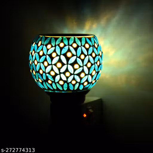 Krishna LED Kapoordani Aroma Oil Diffuser With On Off Switch To Toggle For Burner & Lamp | Light | Lamp | Burner | Home Decor | Room Decor | LED Light | Ligning Lamp | Oil Diffuser |