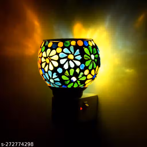 Krishna LED Kapoordani/Aroma Oil Diffuser With On Off Switch To Toggle For Burner & Lamp