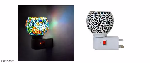 Multicolor design Electric Kapoor Dani Stand Kapur Incense Burner/Beautiful Smart Ceramic Kapoor Dani/Aroma Oil Burner Cum Night Lamp
