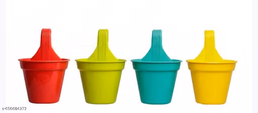 Pack of 3Daisy Hook pots (original ) hanging plastic superior quality flowers pots suitable for outdoor and indoor planting