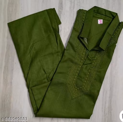 Green kurta pajama