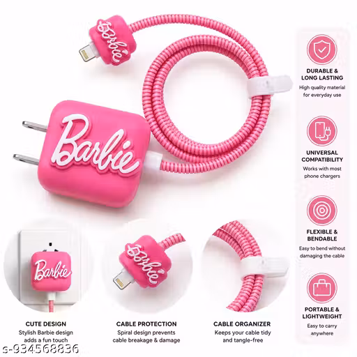 Barbie Style Charger Protector & Cable Organizer