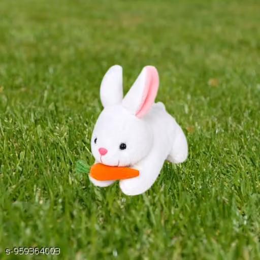 Cute Rabbit with Carrot soft toy