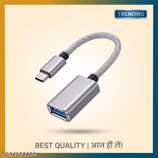 Slim Fit USB-C OTG Adapter | Mobile & Tablet Type-C Connector