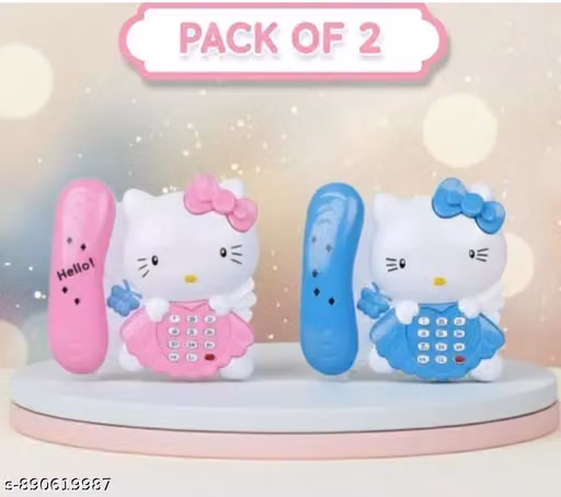 KIDS TOY PHONE (PINK + BLUE)