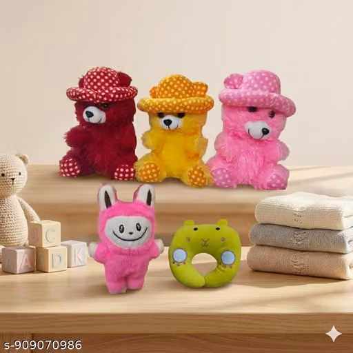 taddy bear with labubu soft toys